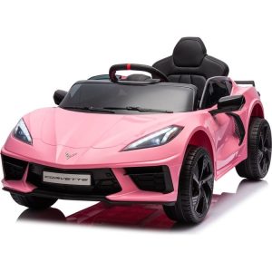 12V Corvette C8 1-Seater Ride On Car - Pink