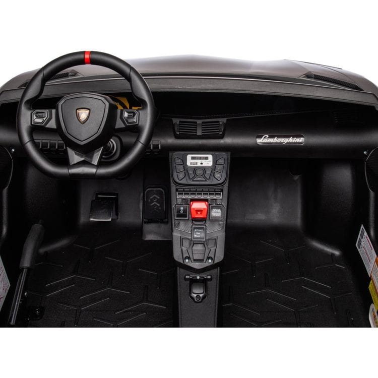 24V Lamborghini Aventador 2 Seater Ride on Car for Kids - Grey - Image 8