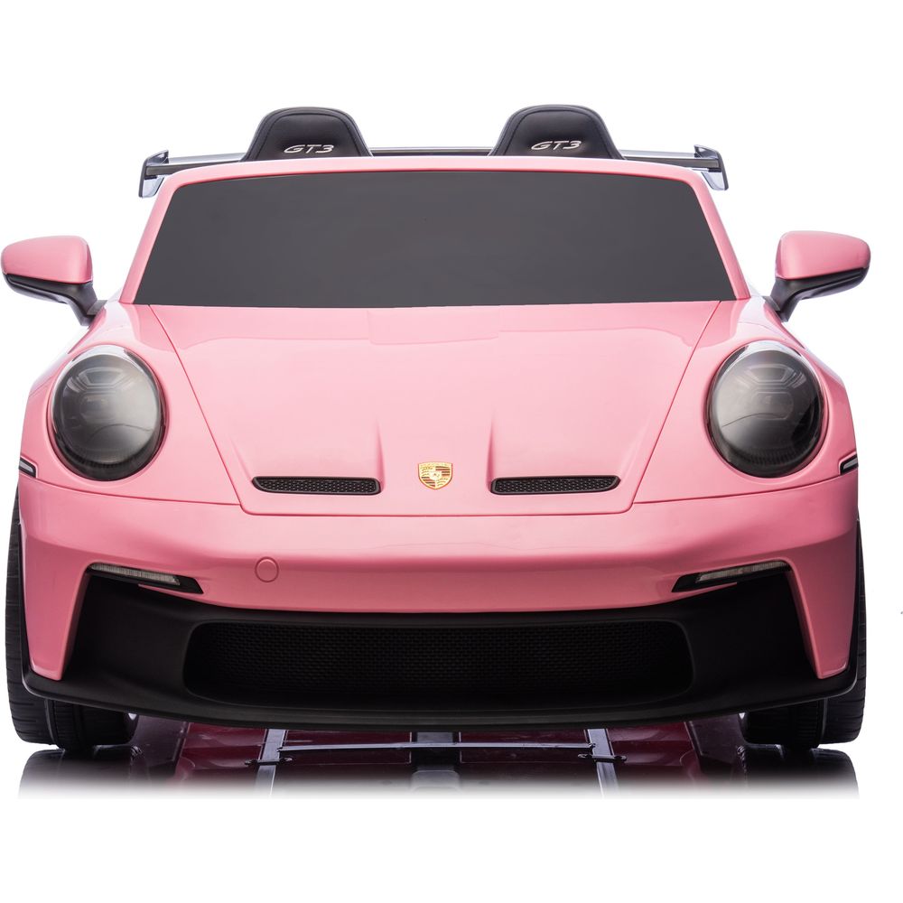 24V Porsche 911 GT3 2-Seater Kids Ride-On Car with Remote Control - Pink - Image 5