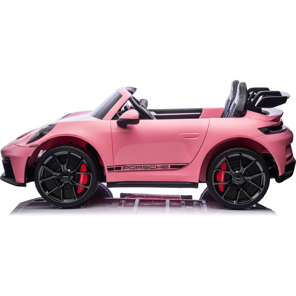24V Porsche 911 GT3 2-Seater Kids Ride-On Car with Remote Control - Pink - Image 6