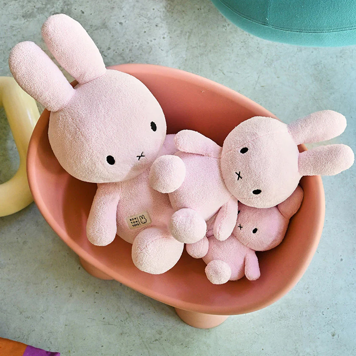 27.5 Miffy Sitting Terry Plush - Light Pink - Image 2