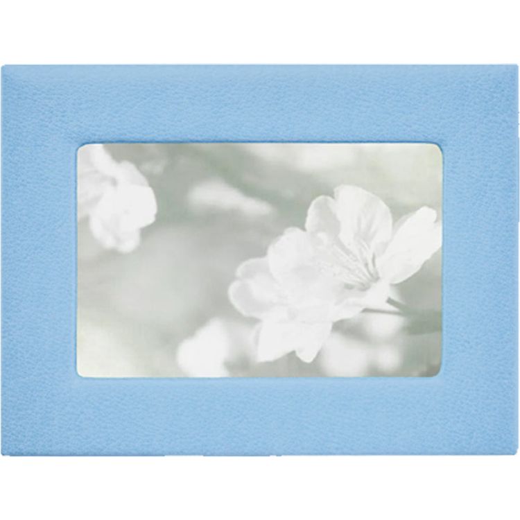 4 x 6 Leather Studio Frame - Light Blue - Image 4