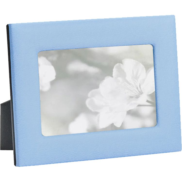 4 x 6 Leather Studio Frame - Light Blue - Image 5