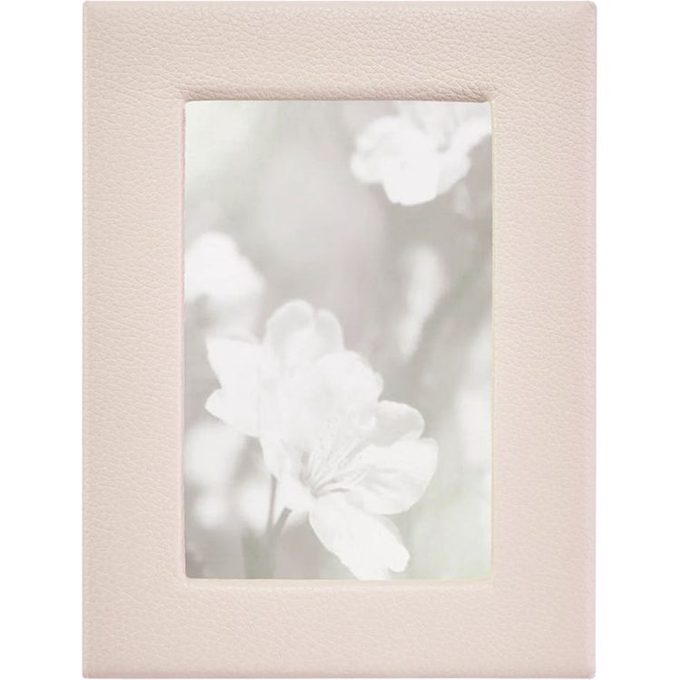 4 x 6 Leather Studio Frame - Light Pink