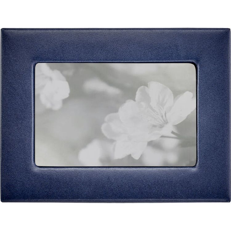 4 x 6 Leather Studio Frame - Navy Blue - Image 5