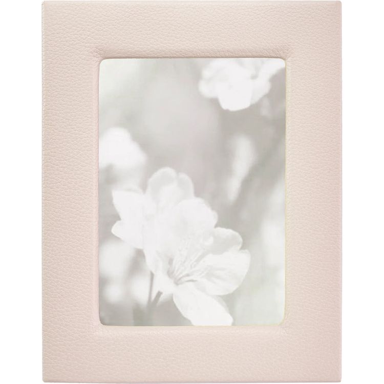 5 x 7 Leather Studio Frame - Light Pink