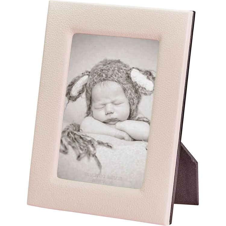 5 x 7 Leather Studio Frame - Light Pink - Image 2