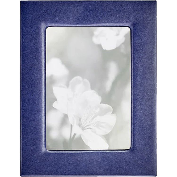 5 x 7 Leather Studio Frame - Navy Blue