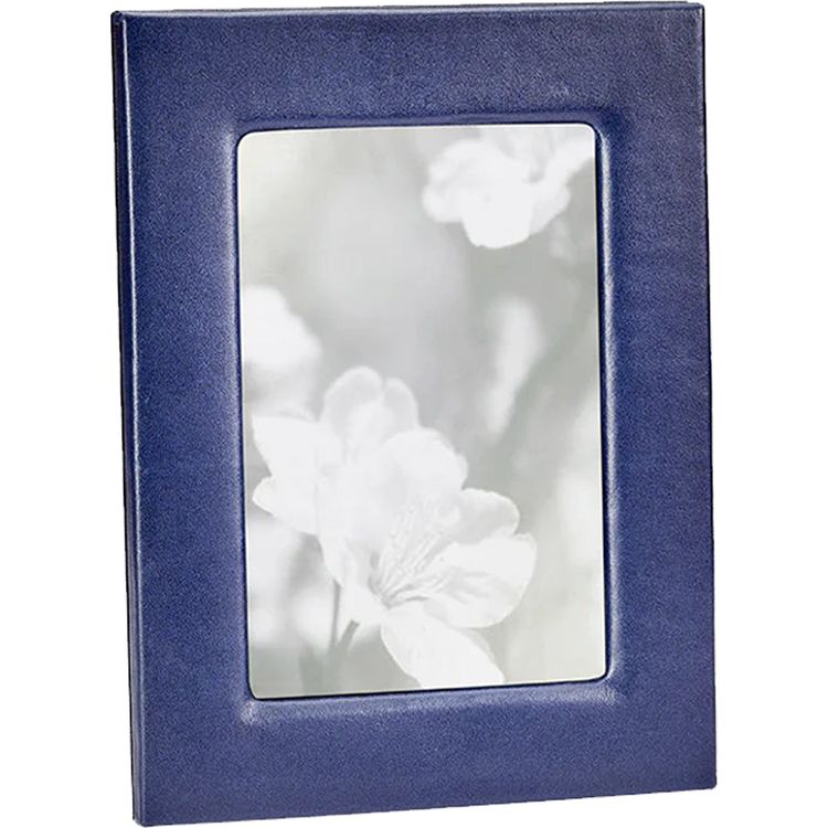 5 x 7 Leather Studio Frame - Navy Blue - Image 3