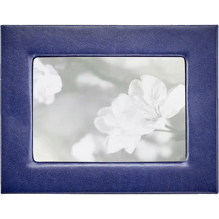 5 x 7 Leather Studio Frame - Navy Blue - Image 4