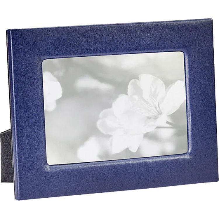 5 x 7 Leather Studio Frame - Navy Blue - Image 5