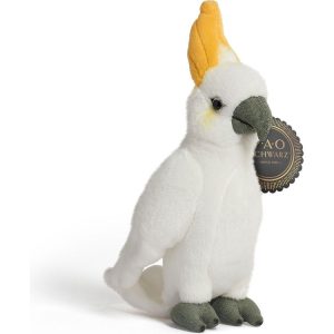 6 Toy Plush Cockatoo - White