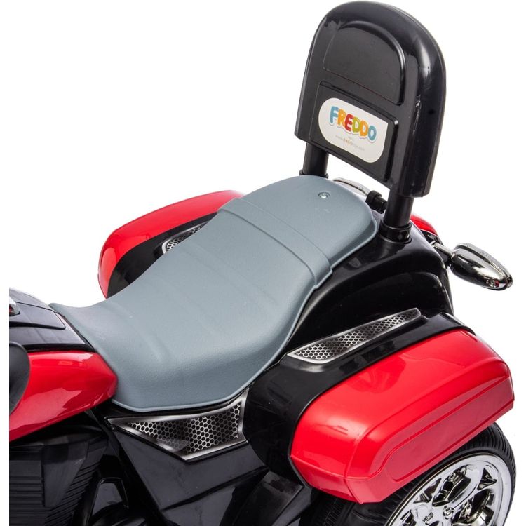 6V Freddo Toys Chopper Style Ride on Trike - Red - Image 2