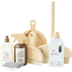 7 Piece Eco-friendly Wooden Cleaning Set