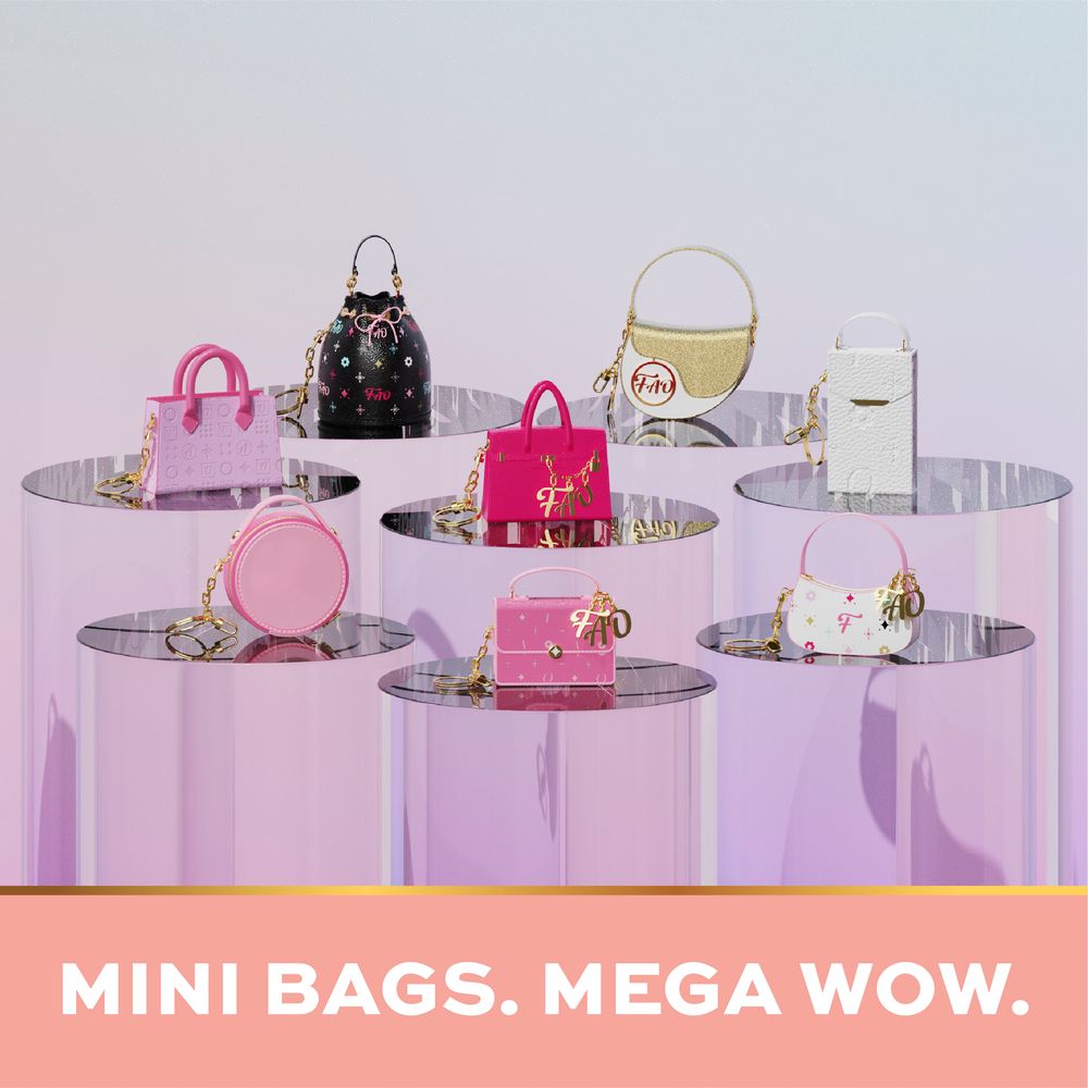 7th Ave. Mini Pouch Bag Charm - Image 6