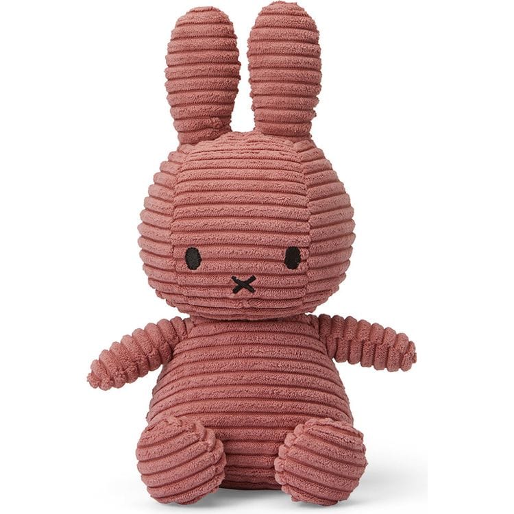 9 Miffy ECO Corduroy Plush - Dusty Rose