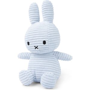 9 Miffy ECO Corduroy Plush - Ice Blue