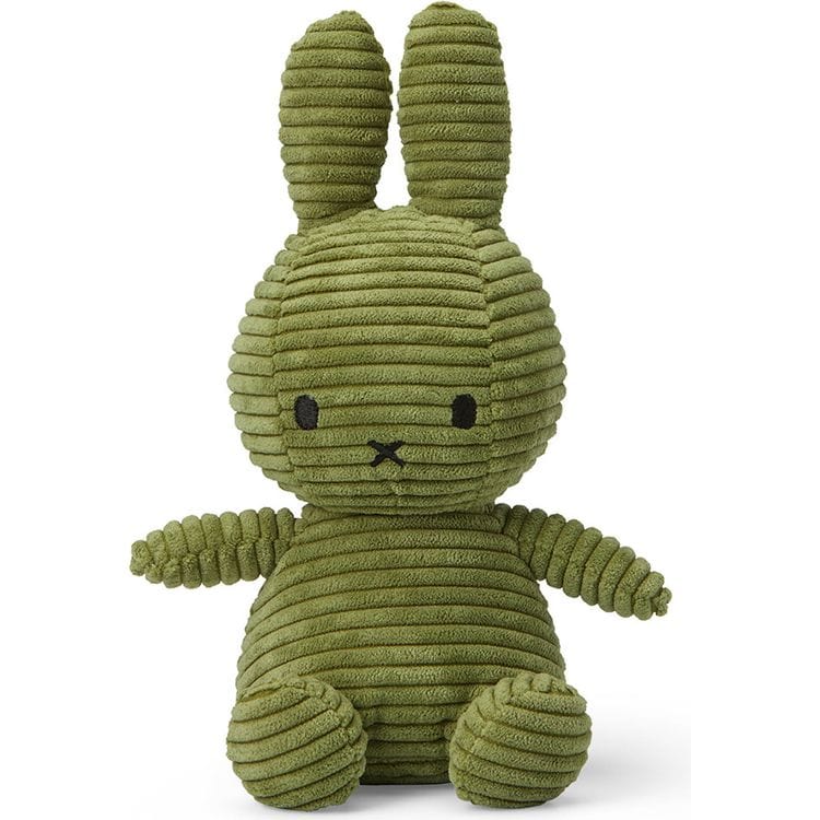 9 Miffy ECO Corduroy Plush - Olive Green