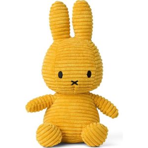 9 Miffy ECO Corduroy Plush - Yellow
