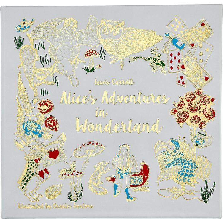 Alice's Adventures in Wonderland Book in Ice Bonded Leather - Image 3