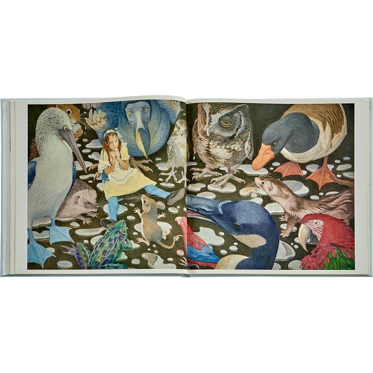 Alice's Adventures in Wonderland Book in Ice Bonded Leather - Image 6