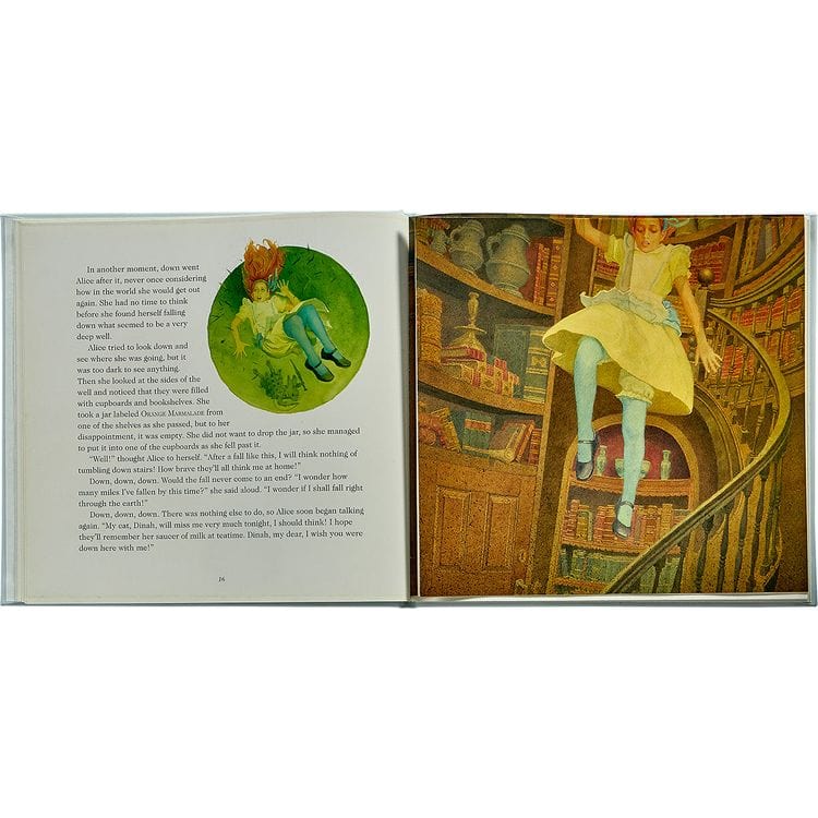 Alice's Adventures in Wonderland Book in Ice Bonded Leather - Image 7