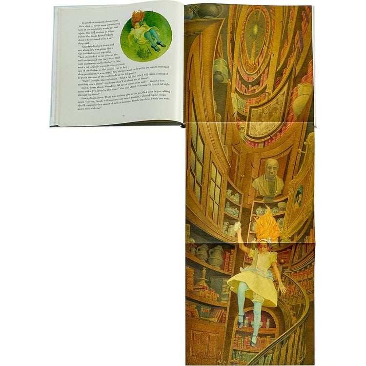 Alice's Adventures in Wonderland Book in Ice Bonded Leather - Image 8