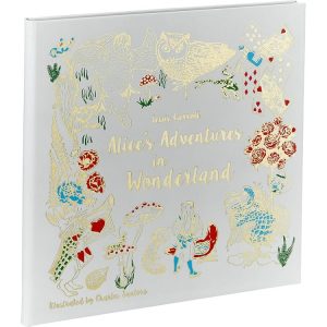 Alice's Adventures in Wonderland Book in Ice Bonded Leather