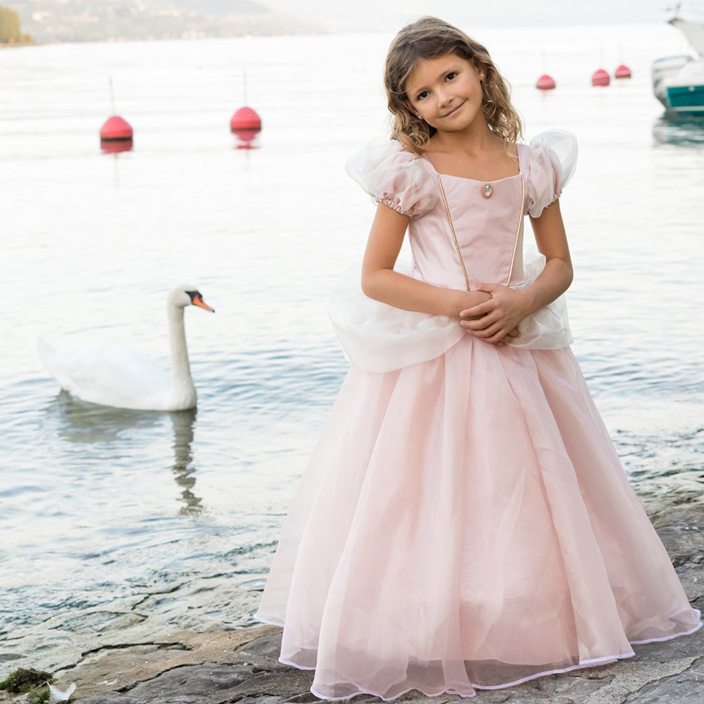 Antique Pink Princess Gown - Size 5-6 Years - Image 2
