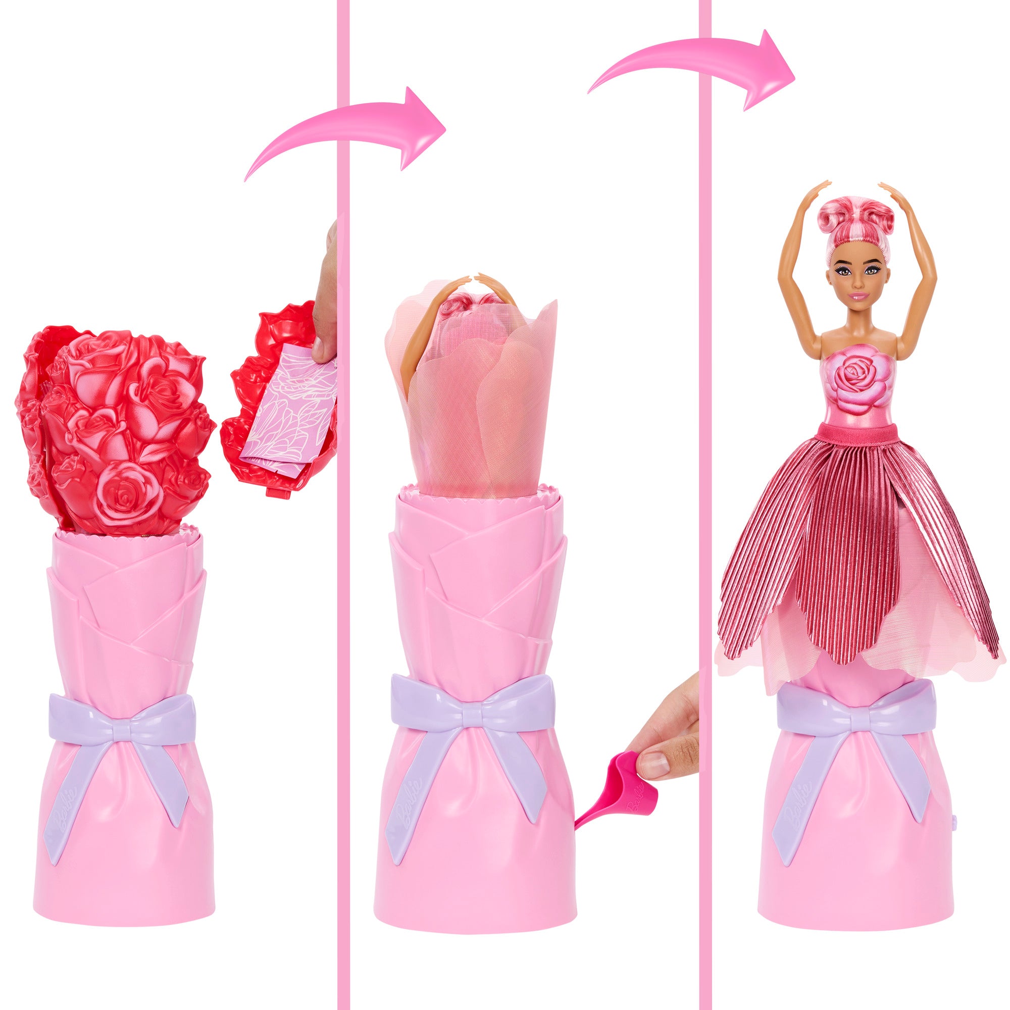 Barbie Petal Pop Doll and Accessories - Rose - Image 5