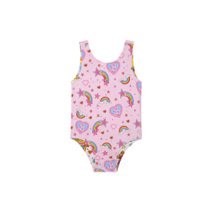 Barbie Star Power - Kids Reversible One Piece Swimsuit