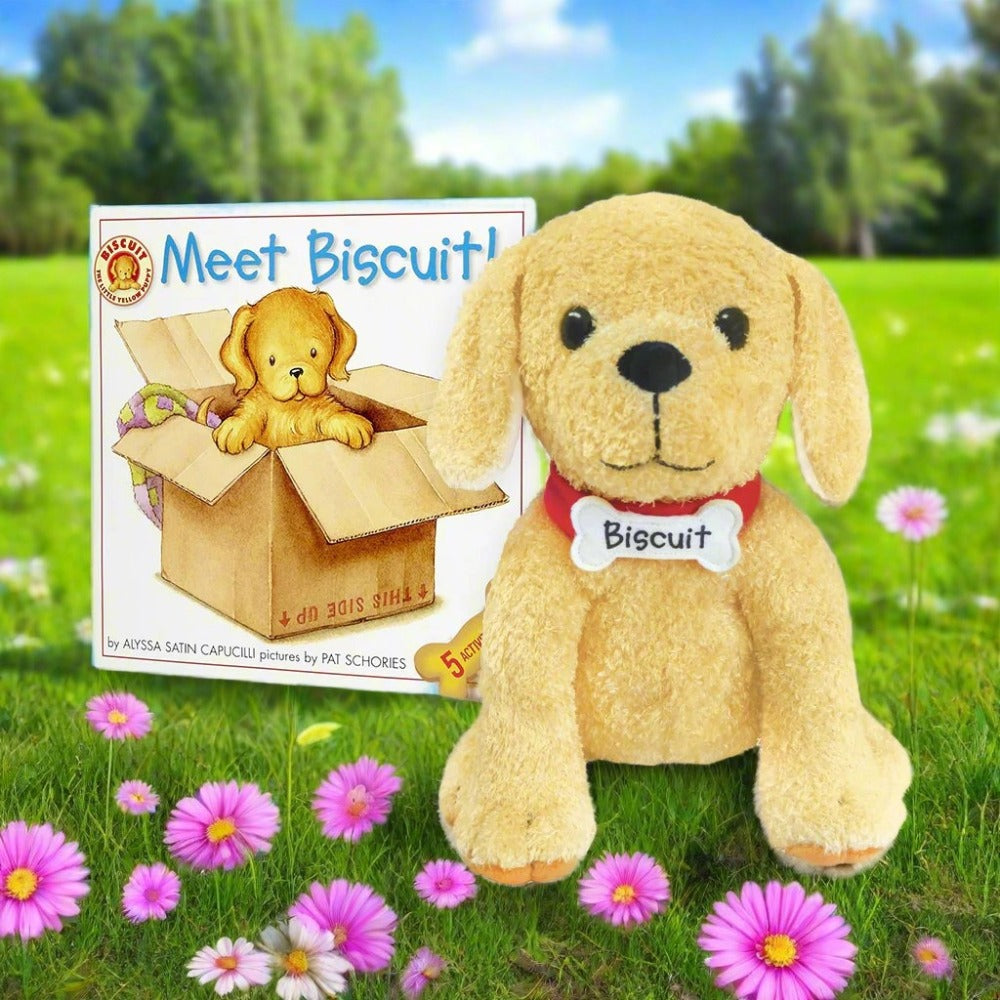 Biscuit the Little Yellow Puppy Plush - Image 2