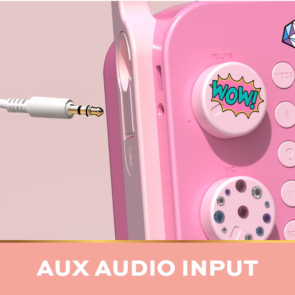 Bluetooth® Portable Karaoke Station with Microphone - Image 6