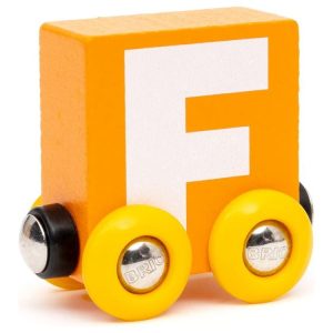 Brio Alphabet Letter Train - F