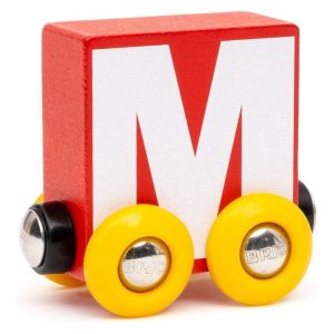 Brio Alphabet Letter Train - M