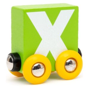 Brio Alphabet Letter Train - X