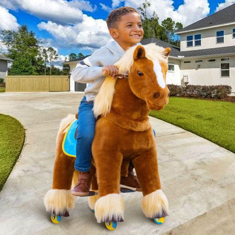 Brown Model X Ride-On Horse - 4-7 Years - Image 2