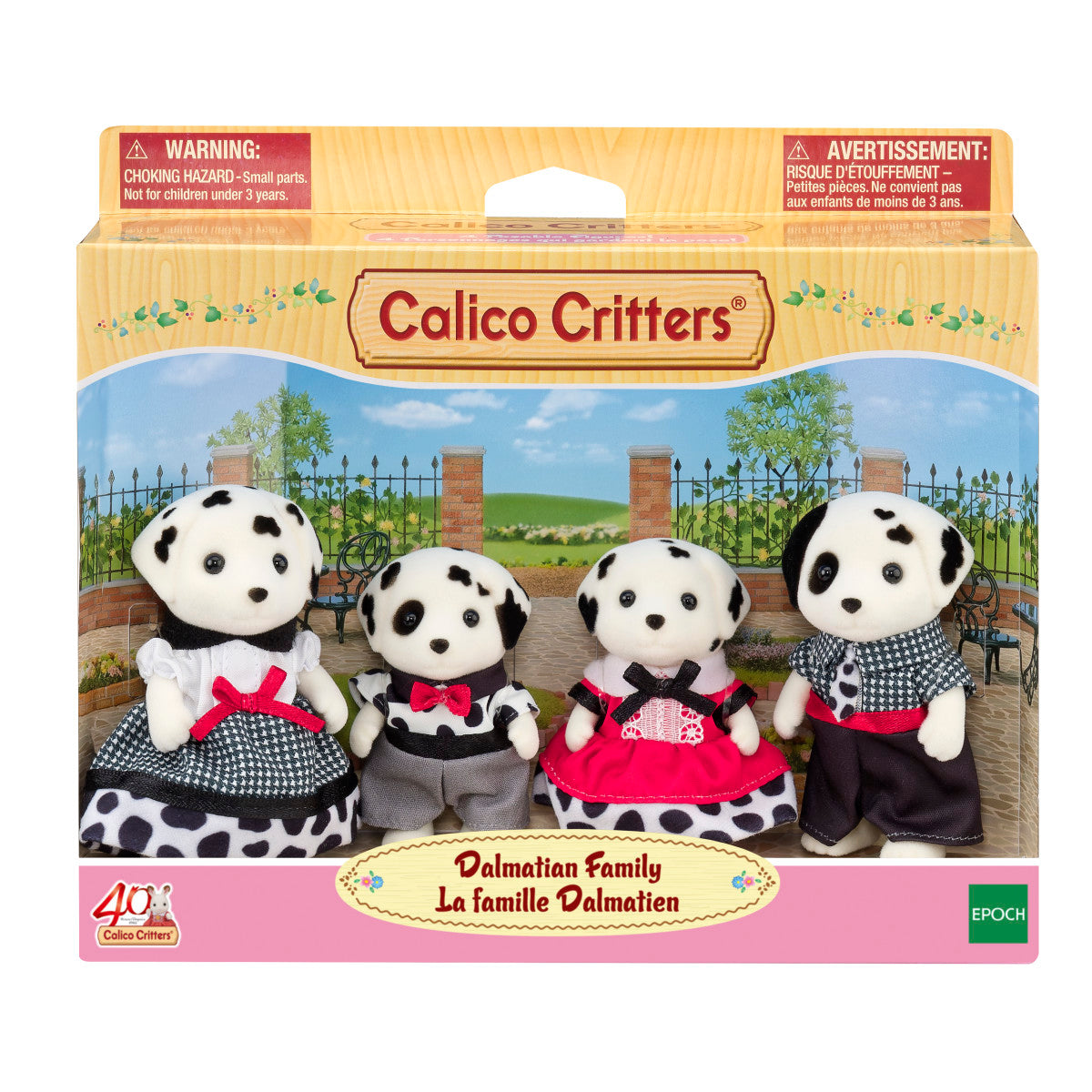 Calico Critters Dalmatian Family Collectible Doll Figures - Image 2