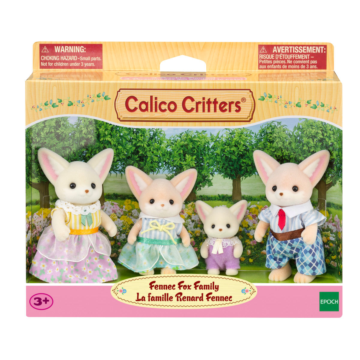 Calico Critters Fennec Fox Family Collectible Doll Figures - Image 2