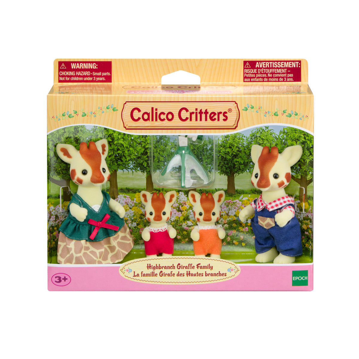 Calico Critters Highbranch Giraffe Family Collectible Doll Figures - Image 2
