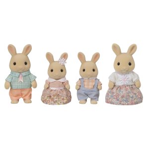 Calico Critters Milk Rabbit Family Collectible Doll Figures