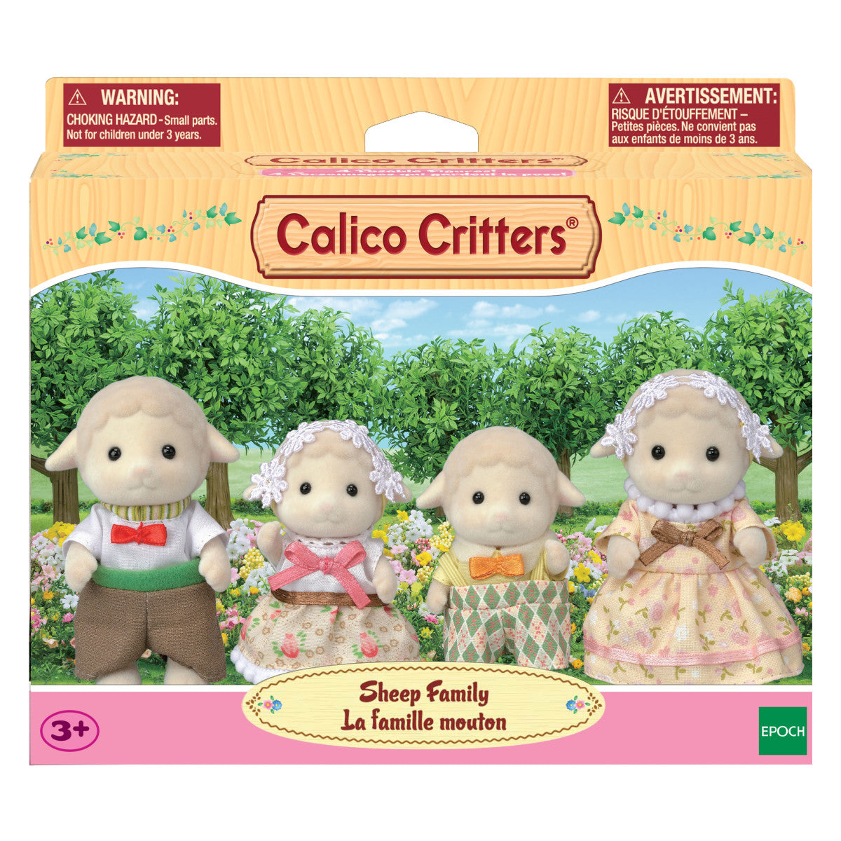 Calico Critters Sheep Family Collectible Doll Figures - Image 2