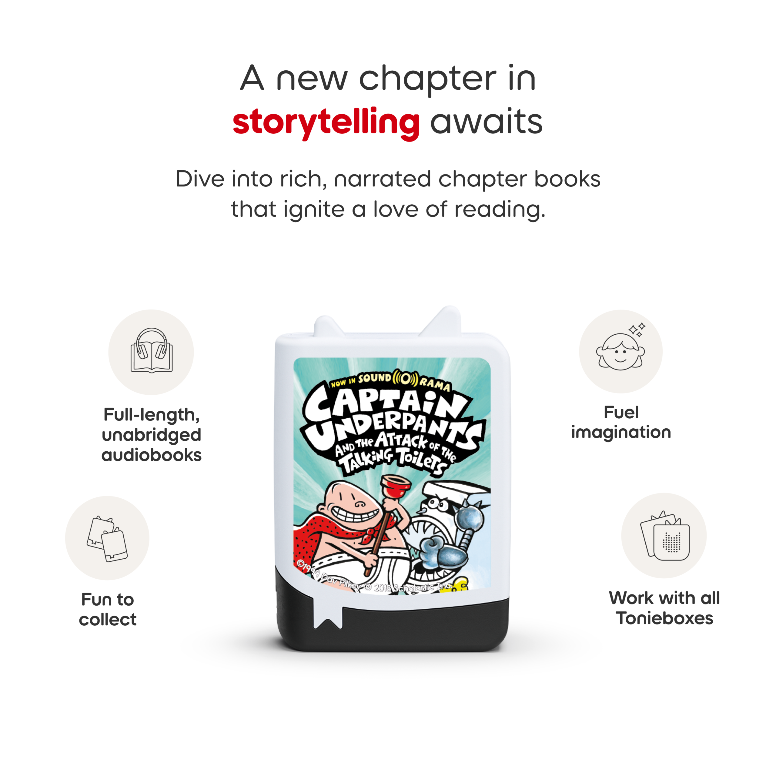 Captain Underpants Audiobook Tonies - 4 Pack - Image 5