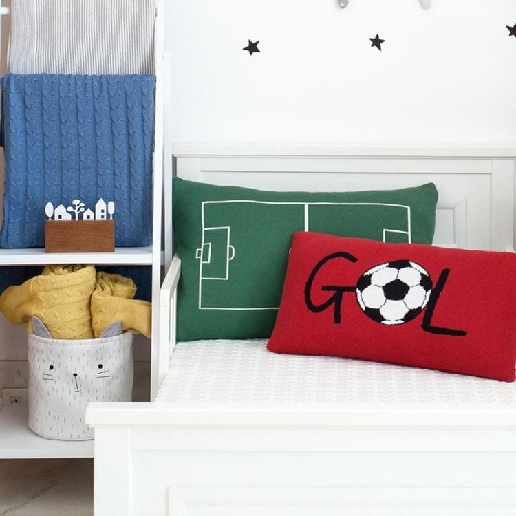 Cherry GOL Soccer Pillow - Image 2
