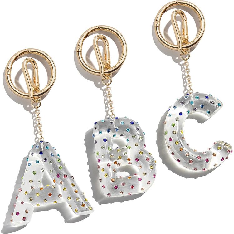 Confetti Initial Bag Charm - A - Image 2