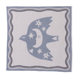 CozyChic Desert Bird Receiving Blanket - Surf Spray Multi