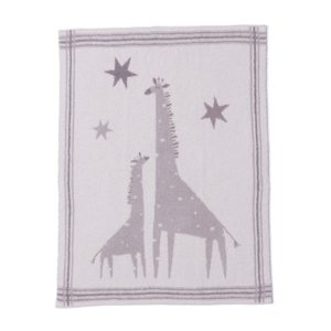 CozyChic Giraffe Stroller Blanket - Sandstone Multi