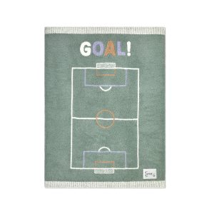CozyChic® Goal! Stroller Blanket. Sage Green Multi