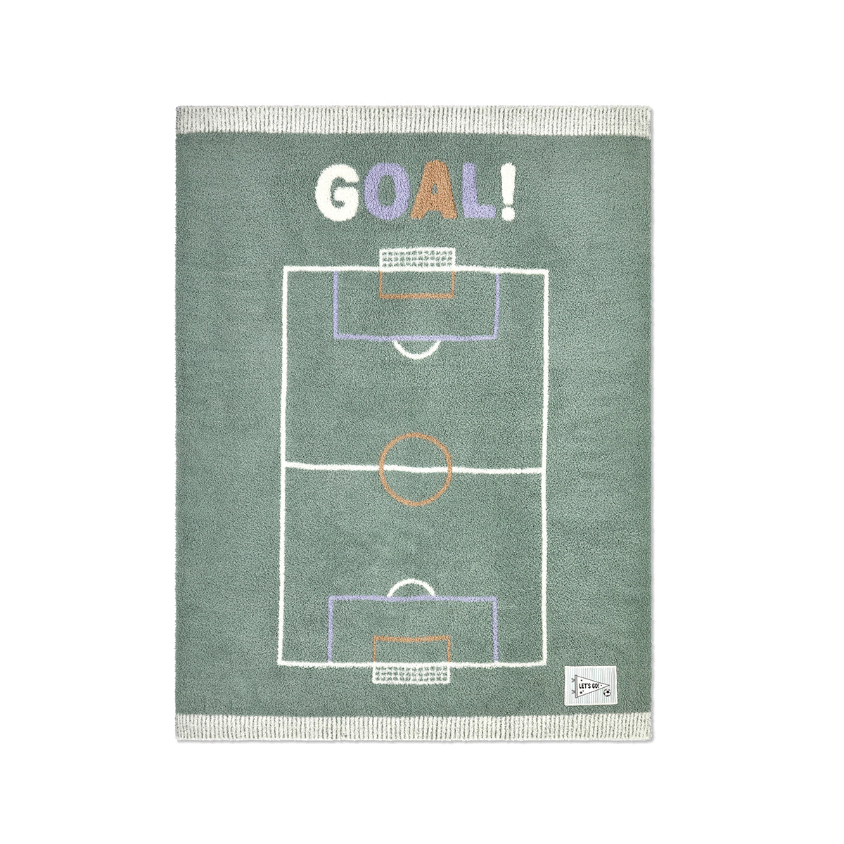 CozyChic® Goal! Stroller Blanket. Sage Green Multi