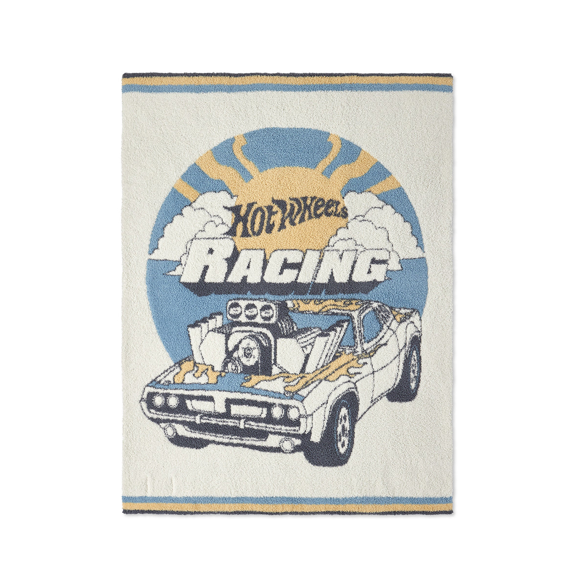 CozyChic® Hot Wheels™ Stroller Blanket. Freshwater